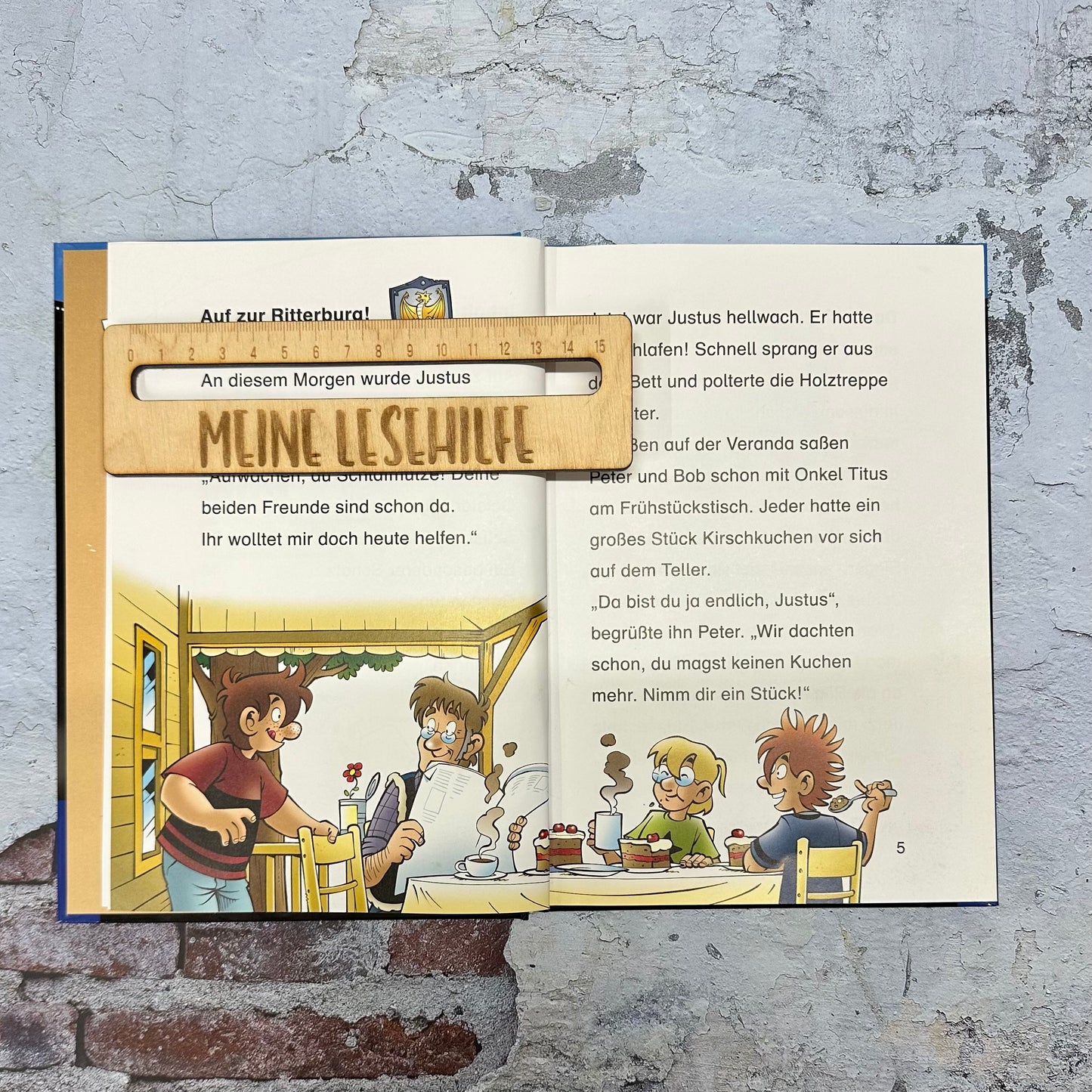Lesehilfe inkl. Lineal l Hurra Schulkind | Einschulung | Endlich Schulkind