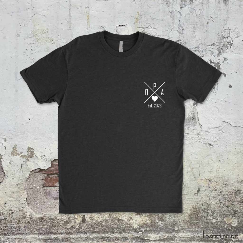 Bügelbild Papa, Mama, Oma, Opa - EST. xxxx | AUFBÜGELN | DIY | TSHIRT