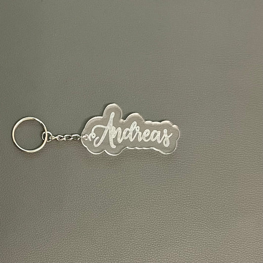 Schlüsselanhänger mit Name aus Acryl l Wunschtext | INDIVIDUELL | Personalisierbar