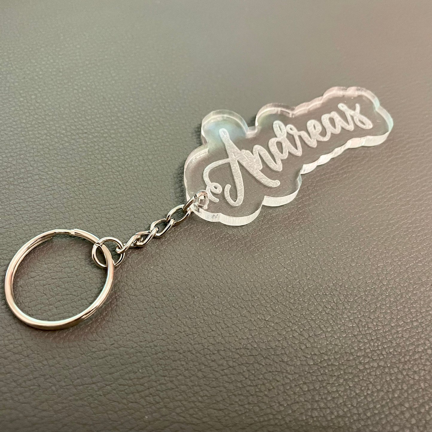 Schlüsselanhänger mit Name aus Acryl l Wunschtext | INDIVIDUELL | Personalisierbar